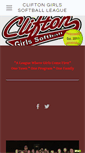 Mobile Screenshot of cliftongirlssoftball.com